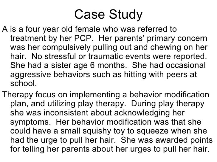 case study on ocd patient