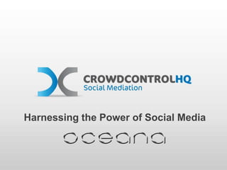 Harnessing the Power of Social Media
 