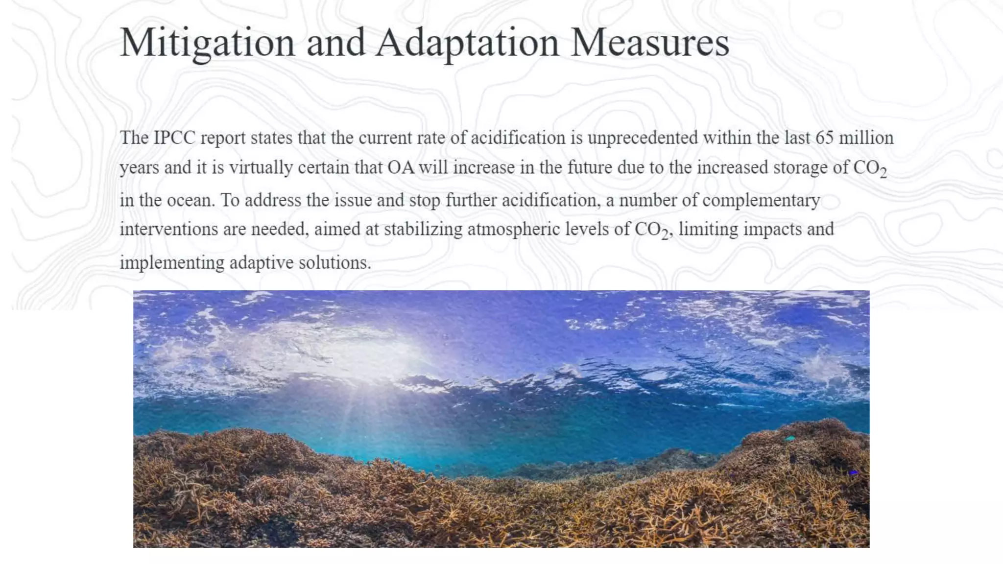 Ocean acidification iucn ppt | PPTX