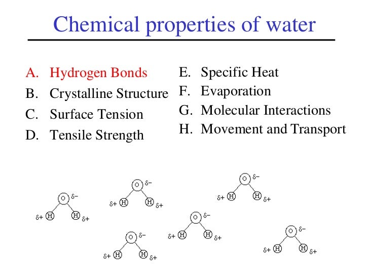 properties chemical 7 basics Ocean