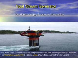 Stream Energy Generators Ocean energy | PPT