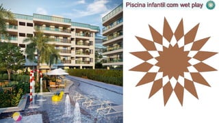 Piscina infantil com wet play
 