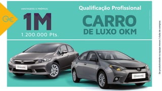 Deprodutividadenaequipemenor/clubedecompras
Qualificação Profissional
 