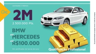 Deprodutividadenaequipemenor/clubedecompras
Qualificação Profissional
 