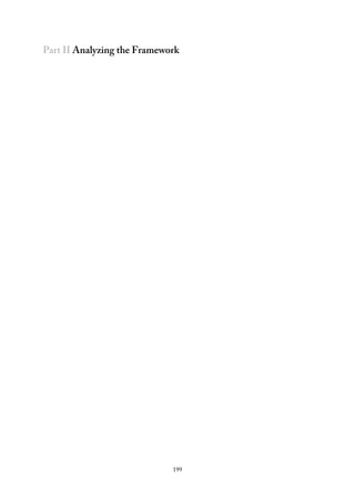 Part II Analyzing the Framework
199
 
