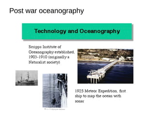 Post war oceanography
 