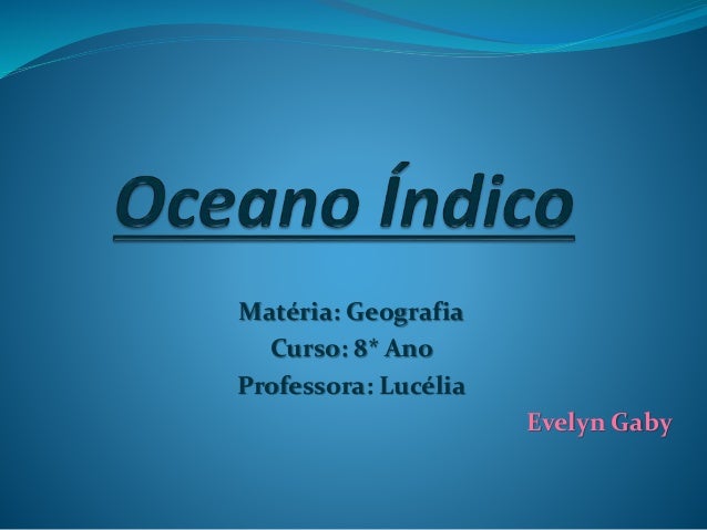 Oceano Indico Geografia