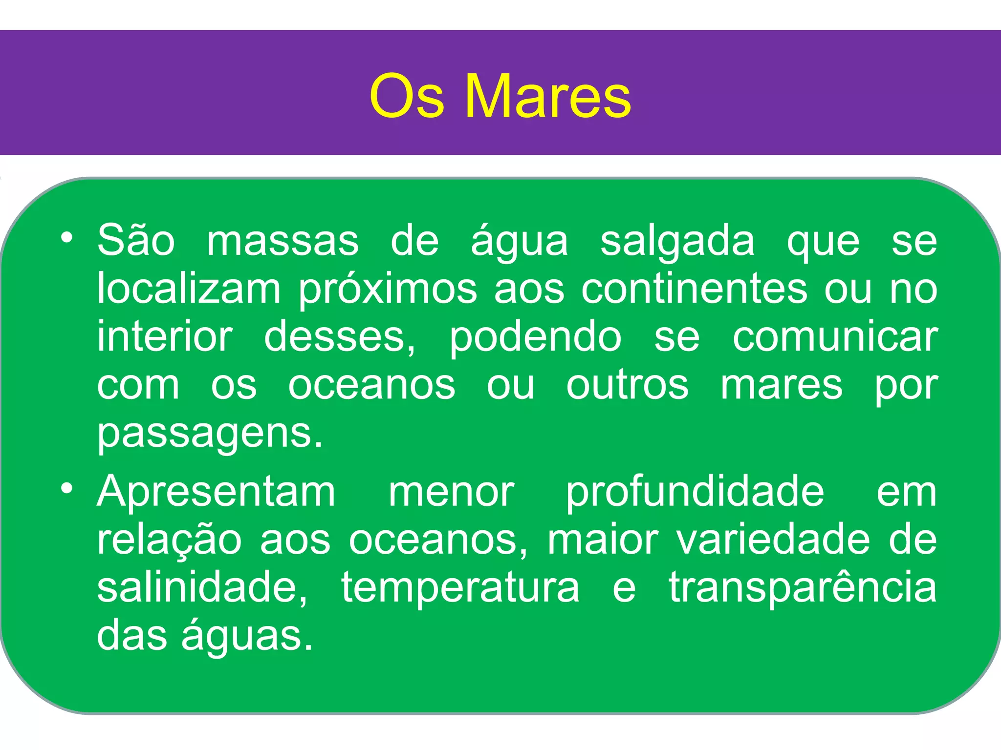 Oceanos e mares | PPT