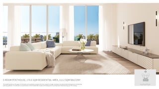 ‫צ‬
‫ד‬
‫מז‬
‫מע‬
A3-L A3-R
-
844
-
- 202 -
C
29 ‫קומה‬
‫מרפסת‬ ‫מ״ר‬ 112.2 + ‫מ״ר‬ 176.6
SKYLINE P
5-ROOM PENTHOUSE, 176.6 SQM RESIDENTIAL AREA, 112.2 SQM BALCONY
The rendering shown on this page is for illustration and visualization purposes only and is subject to change, including in accordance with building permits and planning
authority guidelines. The sales plans and specifications will be finalized after receipt of the building permit, and they alone shall be binding upon the company.
 