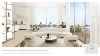 ‫צ‬
‫ד‬
‫מז‬
‫מע‬
D-L
D-R
31 ‫קומה‬
‫מרפסת‬ ‫מ״ר‬ 108.1 ‫סה״כ‬ + ‫מ״ר‬ 8
SKYLINE
5-ROOM DUPLEX, 286.6 SQM RESIDENTIAL AREA, 182.4 SQM BALCONY
The rendering shown on this page is for illustration and visualization purposes only and is subject to change, including in accordance with building permits and planning
authority guidelines. The sales plans and specifications will be finalized after receipt of the building permit, and they alone shall be binding upon the company.
 