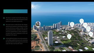 The tower is located close to the Netanya city
center, some 600 meters from the beach and the
spectacular new seafront promenade.
This central location enables the ideal urban lifestyle,
with convenient access to all of Netanya’s municipal
services, the famous outdoor market, and top
shopping destinations. Residents benefit from
maximum accessibility to all major metropolitan
transport hubs, close to Highways 4 and 20, with
Highway 2 at the city exit.
Anadvancedbeachelevatorisnowunderconstruction
ontheclifftopneighborhoodpromenade,overlooking
the water, which will enable everyone to more easily
access the city’s most beautiful beach.
surroundings
‫ה‬
‫כ‬
‫י‬
‫ל‬
‫ה‬
‫ת‬
‫ו‬
‫ק‬
‫ד‬
7
7 Minute Walk
Children’s
Playground
Youth
Movement
Education
Campus
Kindergartens
School
Children’s
Playground
The rendering shown on this page is for illustration and visualization purposes only and is subject to change, including in accordance with building permits and planning
authority guidelines. The sales plans and specifications will be finalized after receipt of the building permit, and they alone shall be binding upon the company.
 