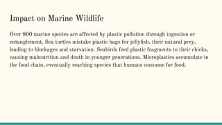Ocean Plastic Pollution and the Growing Impact on Marine Life | PDF
