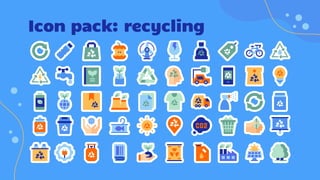 Icon pack: recycling
 