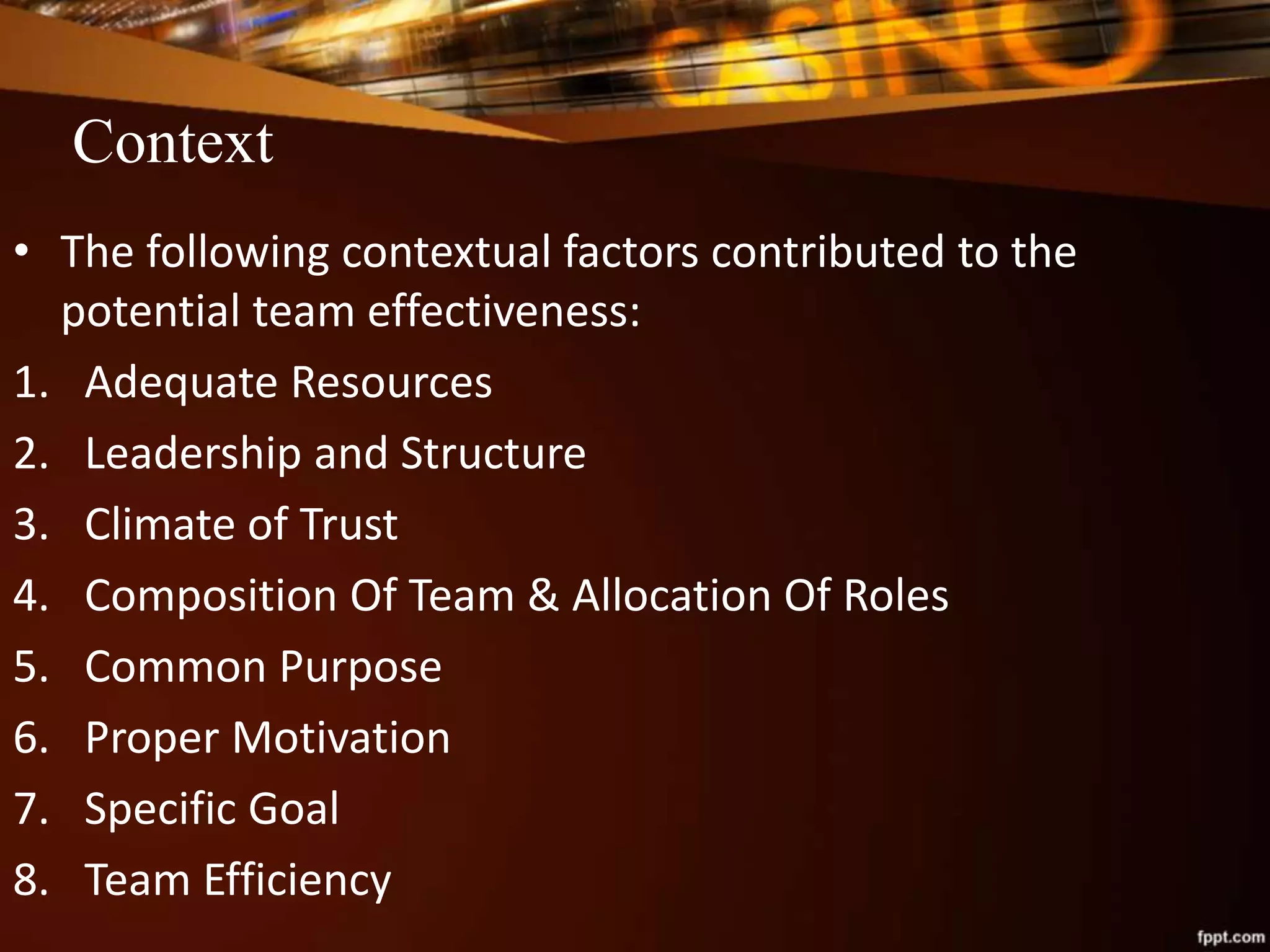 Ocean's Eleven Organizational Behavior | PPTX