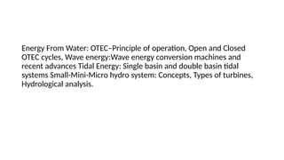Ocean Thermal Energy Conversion Principle of operation.pptx