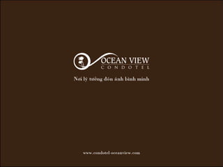 Ocean view condotel noi ly tuong don anh binh minh 