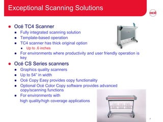 Oce ColorWave 650 product overview 