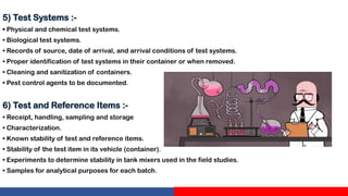 OCED-Principles of Good Laboratory Practices | PPTX