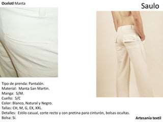 Ocelotl manta hombre
