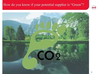 How do you know if your potential supplier is “Green”? 