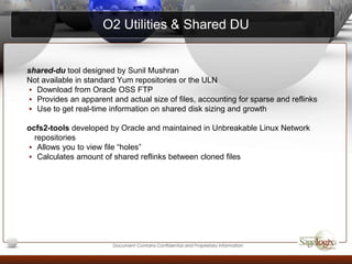 Oracle Ocfs2 Ocfs2 storage | PPT