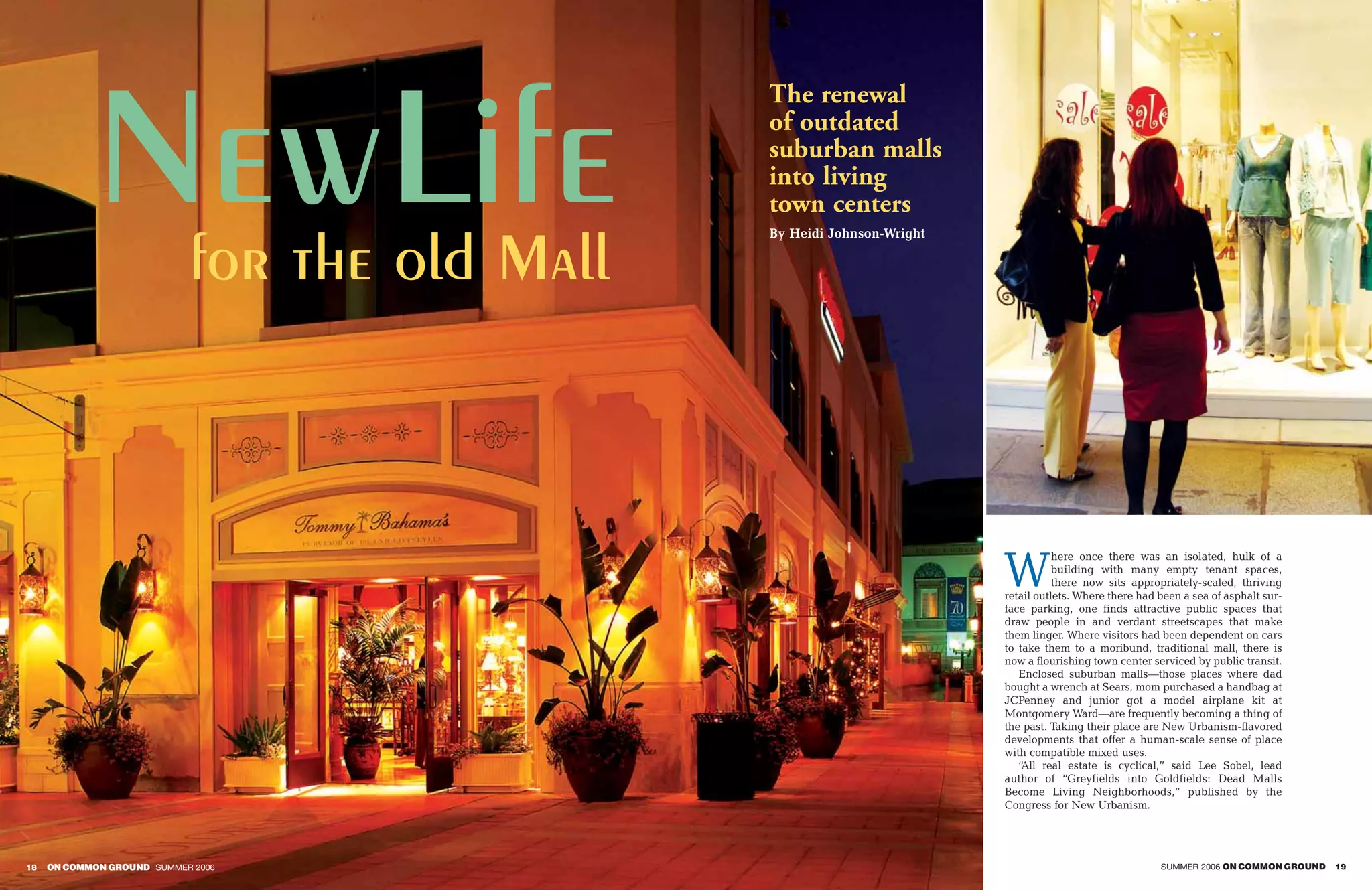 On Common Ground: Summer 2006