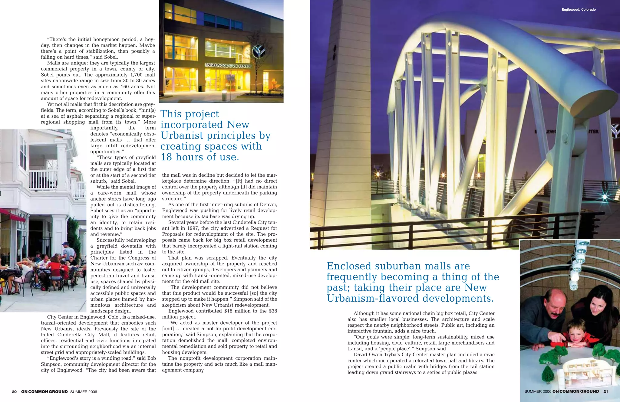 On Common Ground: Summer 2006