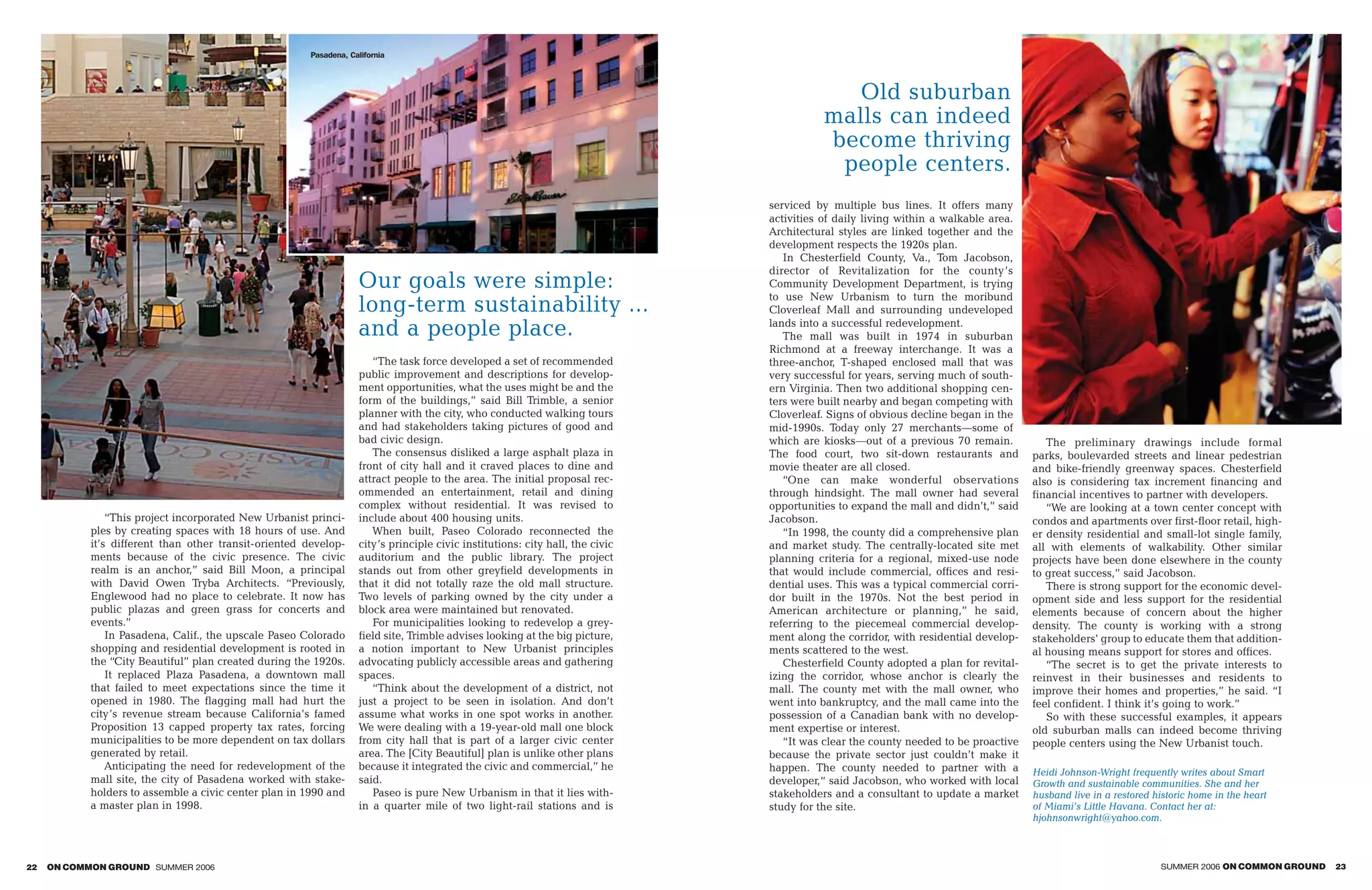 On Common Ground: Summer 2006