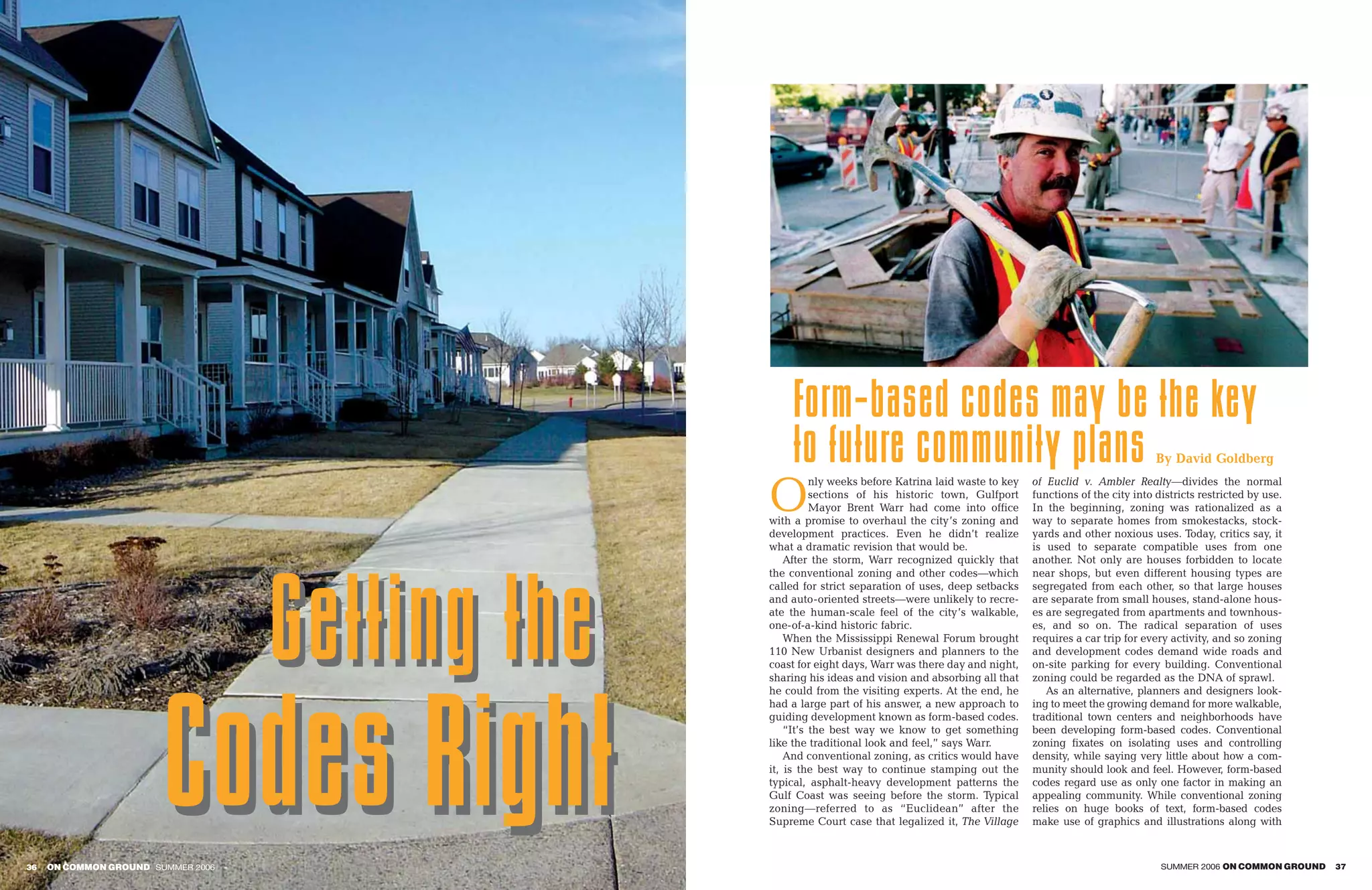 On Common Ground: Summer 2006