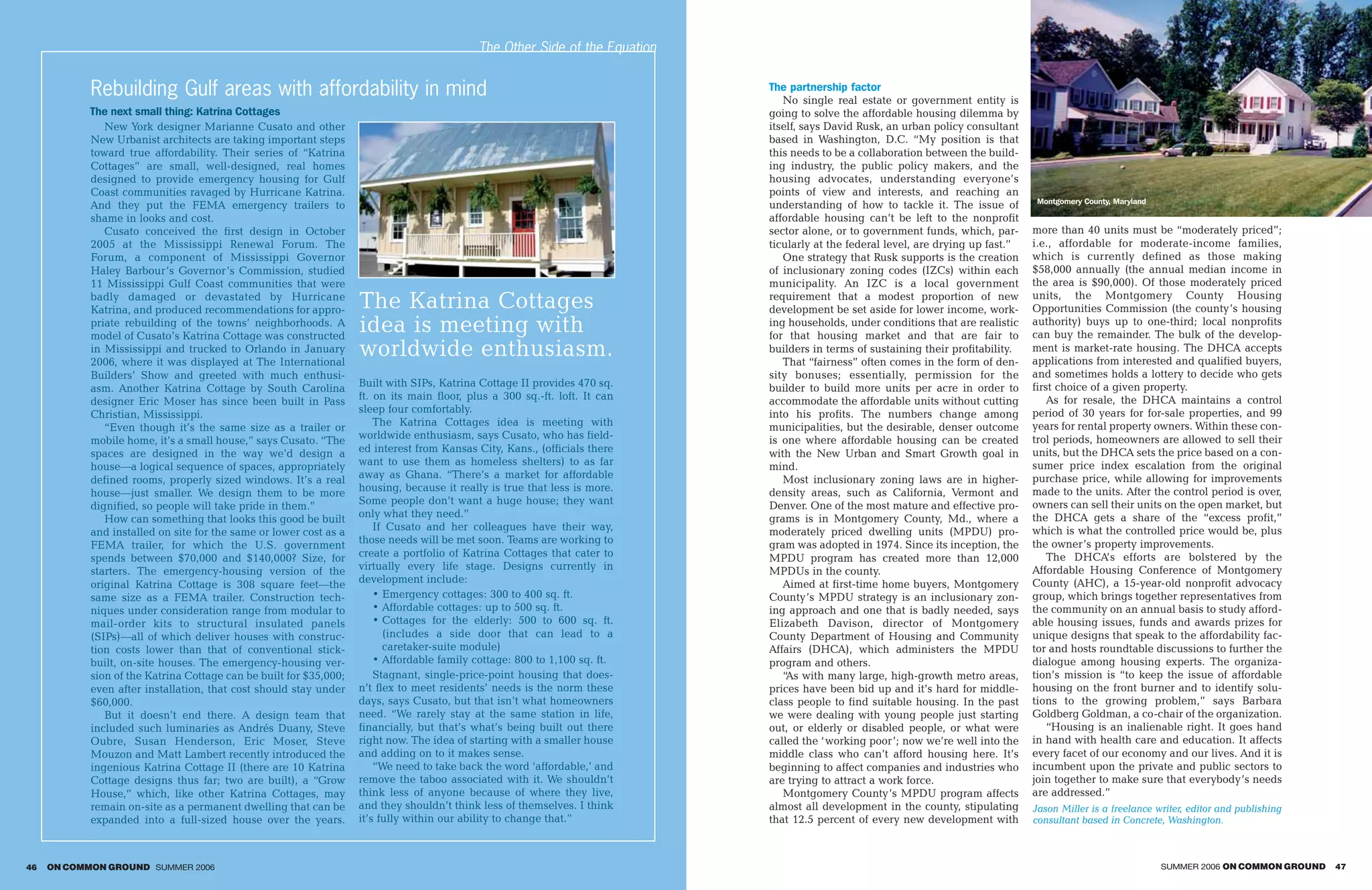 On Common Ground: Summer 2006