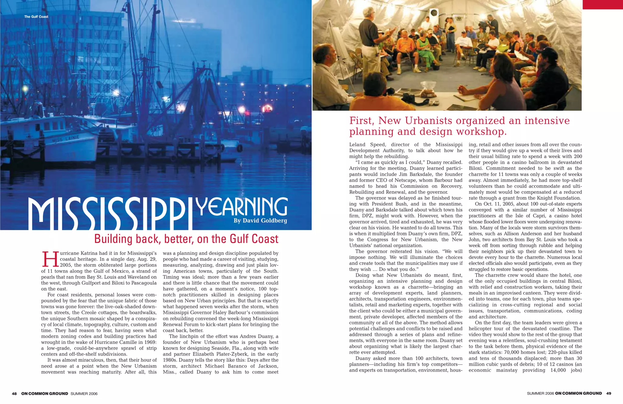 On Common Ground: Summer 2006