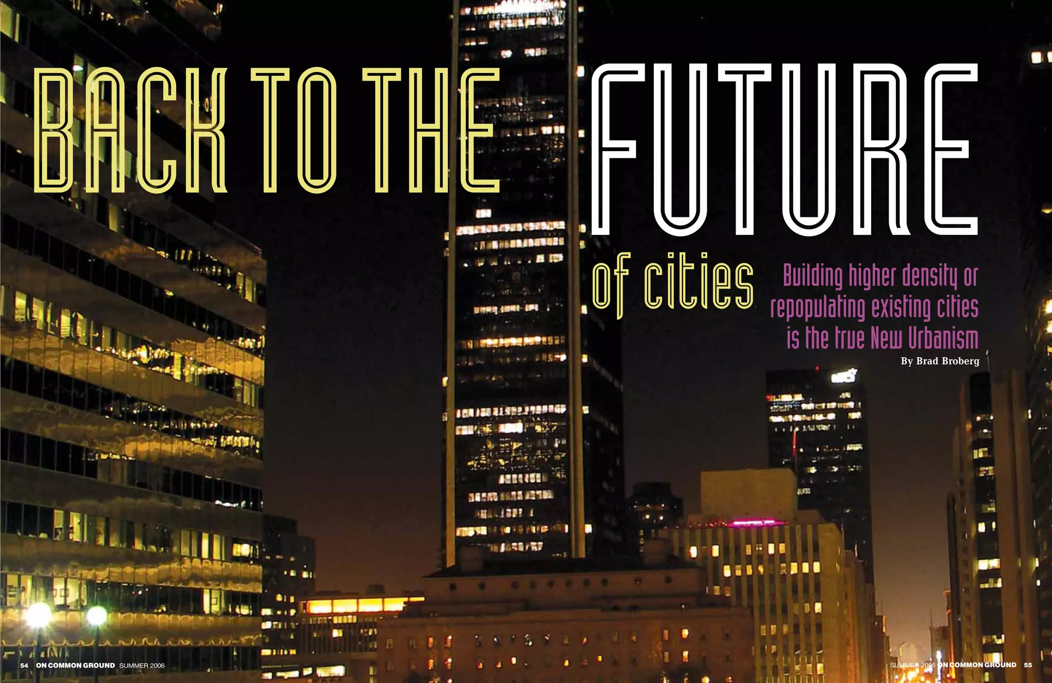 On Common Ground: Summer 2006