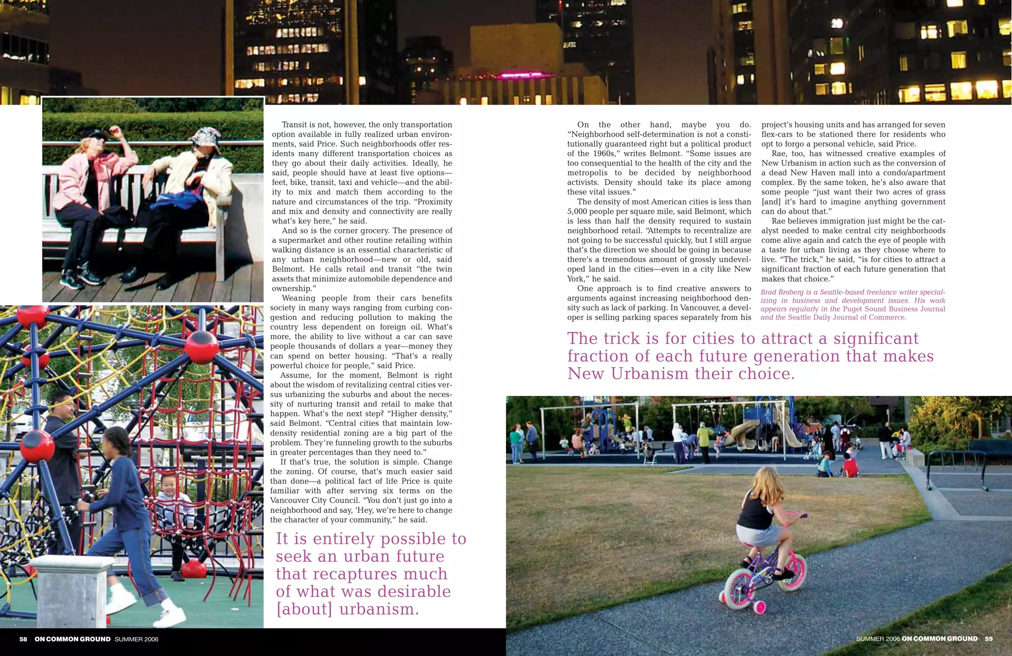 On Common Ground: Summer 2006