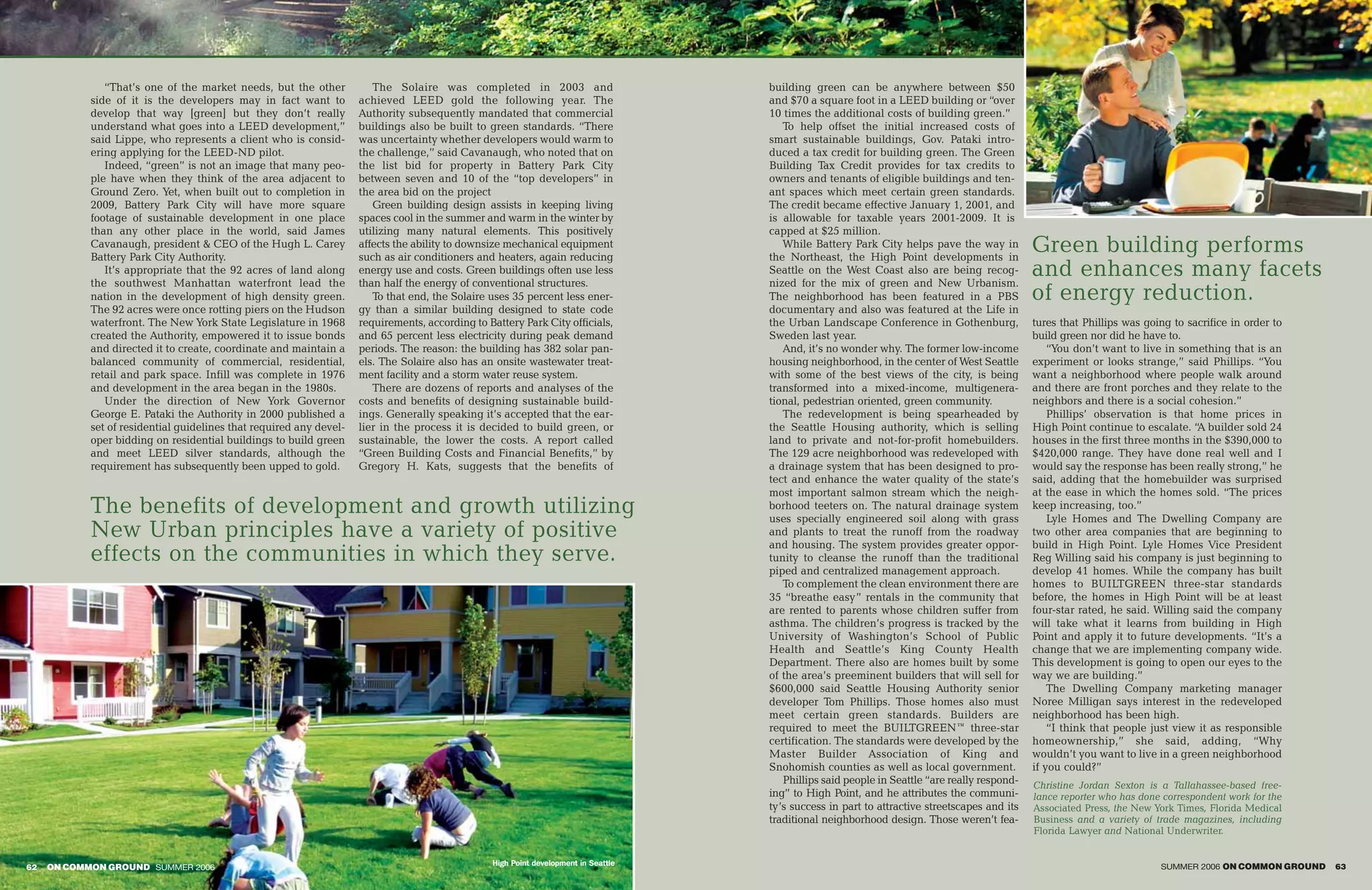 On Common Ground: Summer 2006