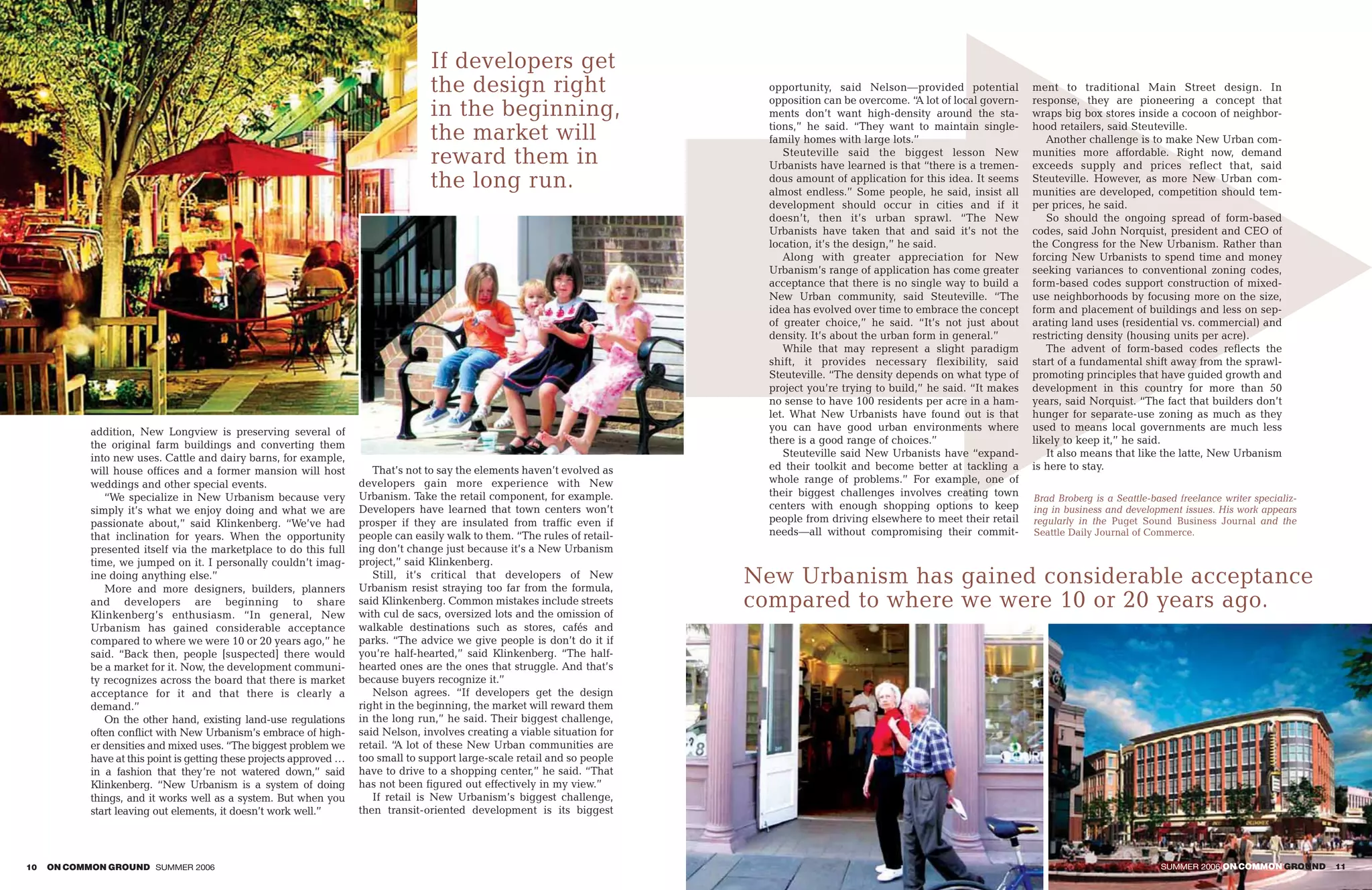 On Common Ground: Summer 2006