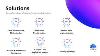 Cloud Native Technology Solutions Slide Deck | PPTX