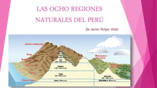 LAS OCHO REGIONES
NATURALES DEL PERÚ
De Javier Pulgar Vidal
 