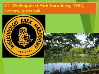 21. Wielkopolski Park Narodowy, 1957,
Jeziory, puszczyk
 
