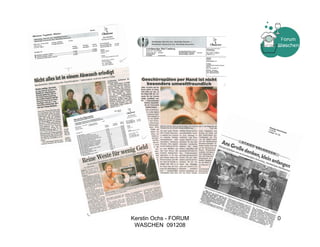 Kerstin Ochs - FORUM   20
 WASCHEN 091208
 