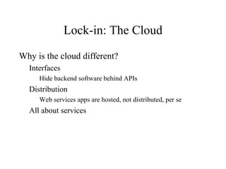 Restricted to larger entities, afraid of wily upstarts How do we accentuate the positives and eliminate the negatives? 