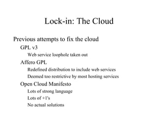 Lock-in: Negative Is negative lock-in really that bad? 