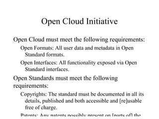 Lock-in: Software The four freedoms and lock-in Makes negative lock-in in software difficult Data formats cannot be hidden 