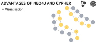  Visualisation
ADVANTAGES OF NEO4J AND CYPHER
 