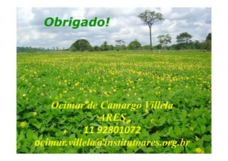 Ocimar de Camargo Villela
              ARES
           11 92801072   
ocimar.villela@institutoares.org.br
 
