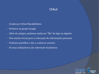 Dimensões SociológicasIdentidade	Forma como a pessoa se vê e como os outros a vêem, compreendo dimensões como as suas práticas,  representações e relações. Neste caso, analisou-se as identidades virtuais, os grupos de pertenças e as comunidades virtuais.