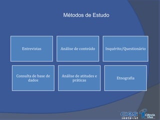 Quais são os métodos usados pelos sociólogos em investigação?
