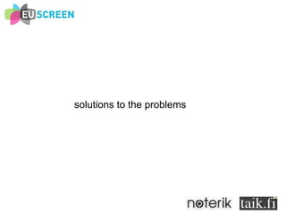solutions to the problems 