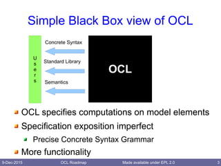 OCL 2019 Keynote Retrospective and Prospective | PDF