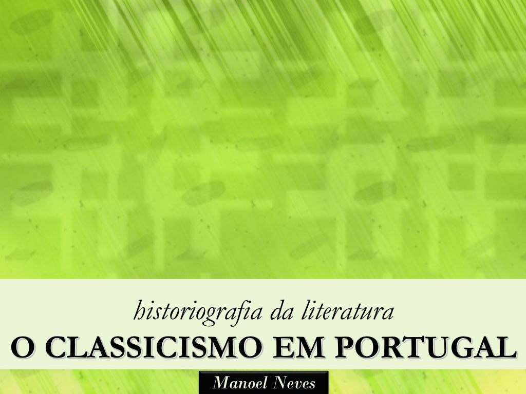 Considerando O Classicismo Em Portugal Assinale A Alternativa Correta