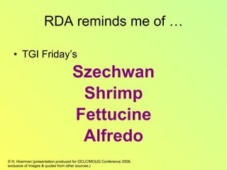 RDA reminds me of … TGI Friday’s Szechwan Shrimp Fettucine Alfredo 